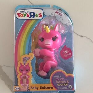 Toys R Us Pink Baby Unicorn Interactive Toy